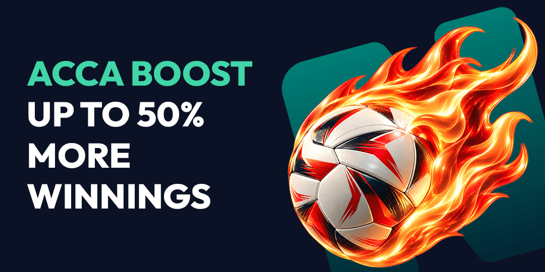 Acca Boost - up to 50% more winnings